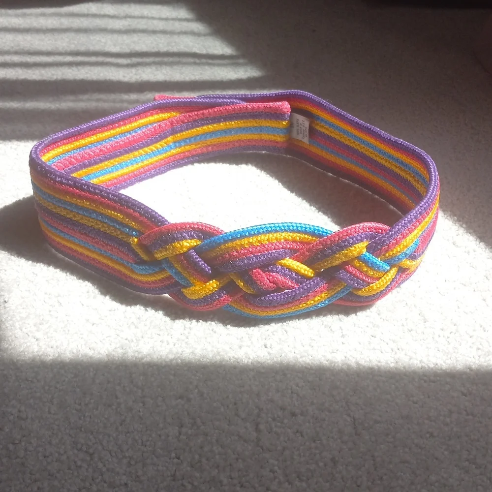 VINTAGE KAREN SCOTT  MULTICOLOR BELT